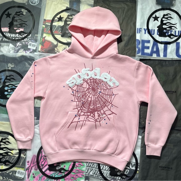sp5derworldwide Other - Sp5der Pink OG Web Hoodie
